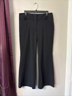 B4/2 Express Women’s Black Flared Dress Pants Size 32/29 (8)